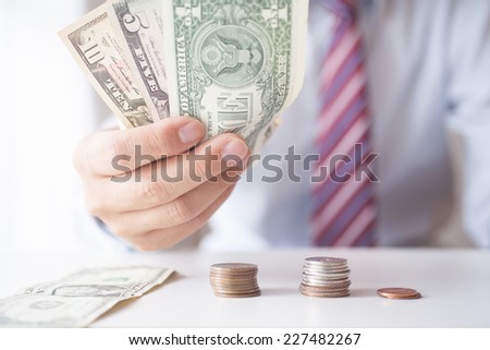 Money in hand