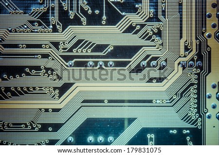 Integrated, Motherboard, computer and electronics modern background