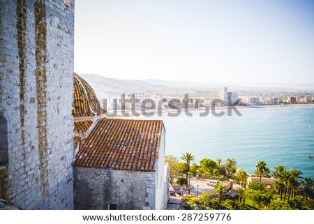 old Spanish fortress castle by the sea