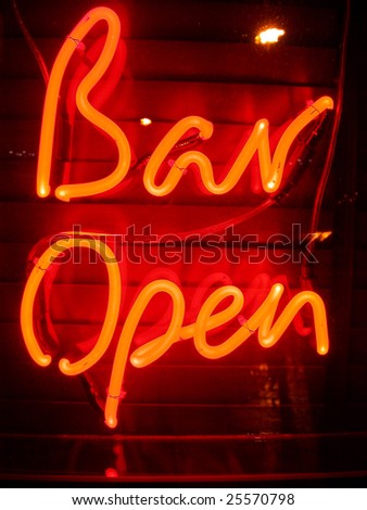 Bar open