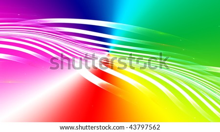 Rainbow background for modern composition.