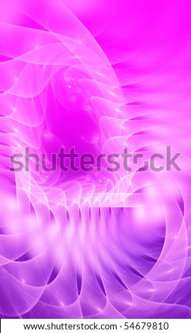 Abstract purple waves and random circles, background
