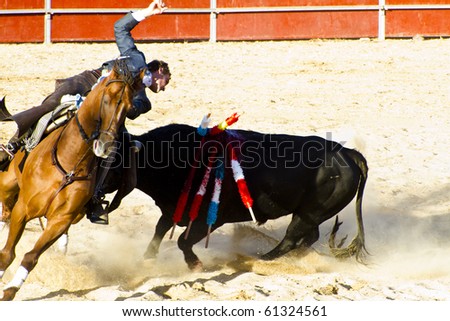 Bullfighting On Horseback