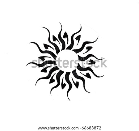 Tattoo Tribal Sun