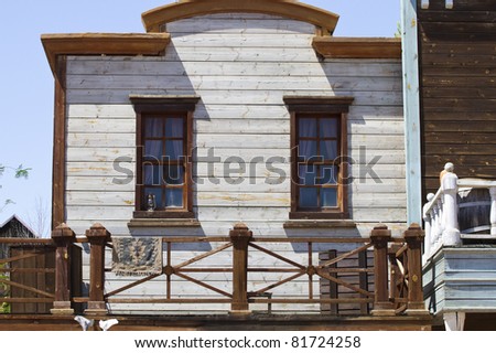 old wood house, western texture
