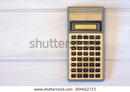 Vintage calculator machine