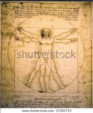 Vitruvian man of Leonardo Da Vinci Vitruvian man of Leonardo Da Vinci