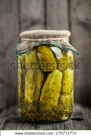 Jar of pickles