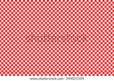 red square pattern on white background