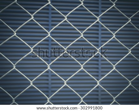 Iron wire fence texture