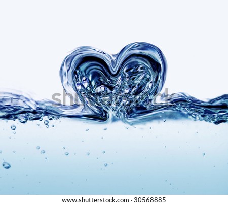 water heart