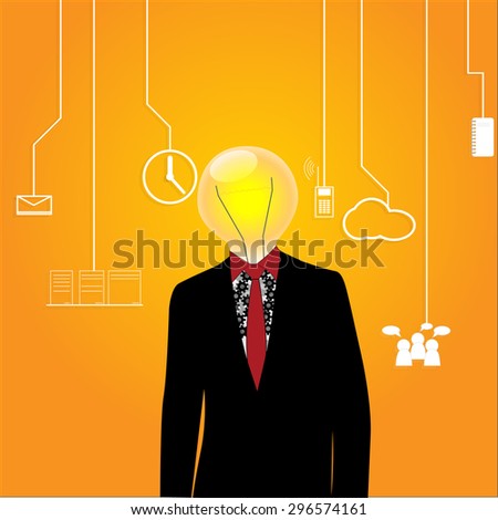 Man with head lamp