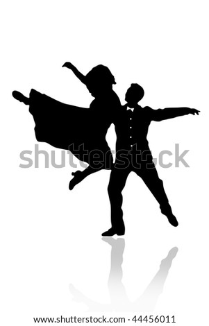 Dancer+silhouette+leap