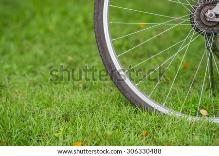bicycle wheel as a concept for health and sport
