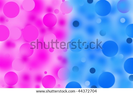 Background on half from dark blue circles, and half from the violet