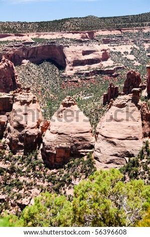 The coke ovens a rock formation in Colorado National Monument