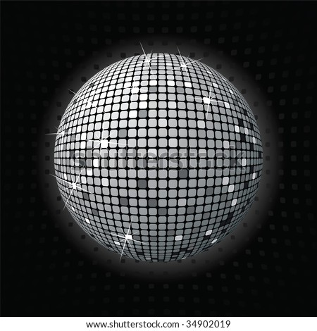 disco wallpaper. background with disco ball