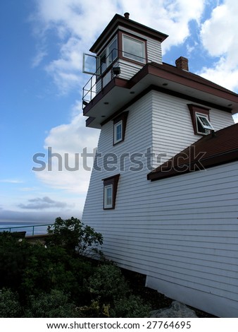 former lighthouse on the east coast of Canada.