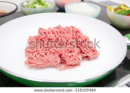 a picture of some ground beef meat