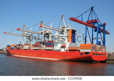 big red ship
