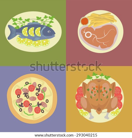 food dishes set