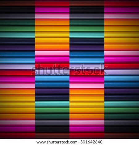 Abstract background, colored pencils, horizontal picture, fine arts, background of colored pencils.