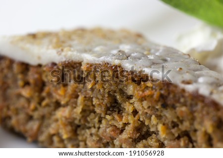 Homemade carrot cake with lemon glaze  *** also as a video in my porfolio
