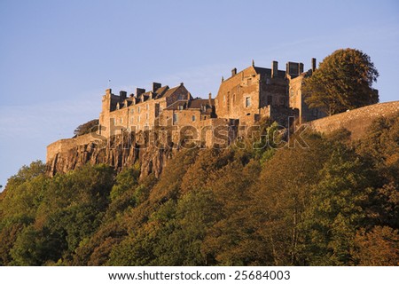 Stirling Castle, Stirling-shire, Scotland dates to the early 12th century, was a favorite residence of Scotland's Stuart monarchs, and is one of the nation's most historically important heritage sites