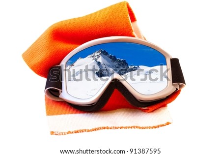 Ski Goggle Reflection