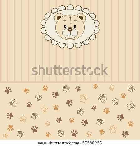 wallpaper teddy bear. pattern with teddy bear