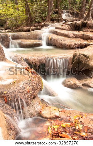 Tropical waterfall, Thailand