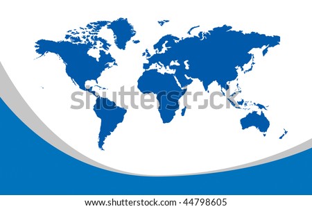 blank map of world continents. world map continents and