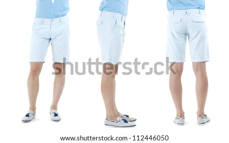 Lower than a belt - stylish men\'s clothing. Shorts.