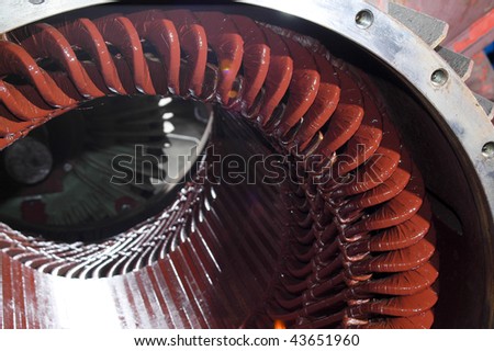 Stator of a big electric motor