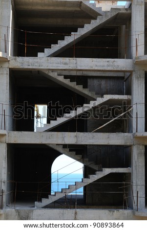 Under construction building
