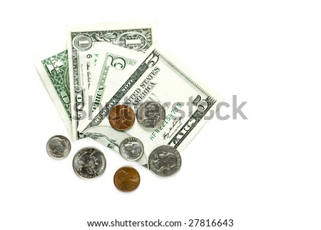 1 dollar bill american. and a one dollar bill,