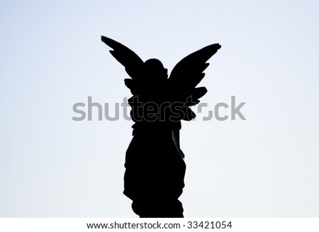 Angel Silhouette Stock Photo 33421054 : Shutterstock