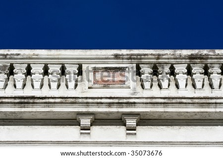 Abstract Victorian Architecture View