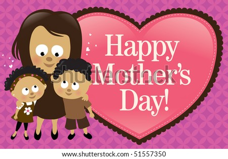 mother day vector. stock vector : Happy Mothers