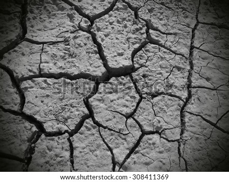 dry cracked earth background hot drought ecology