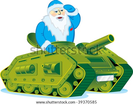 army tanks cartoon. stock vector : Cartoon vector