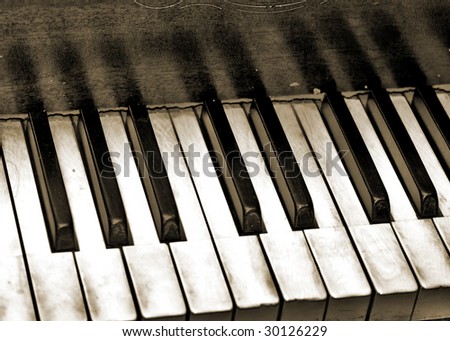 Grunge piano background