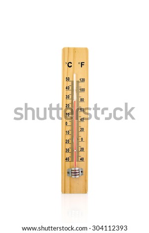 Thermometer wood