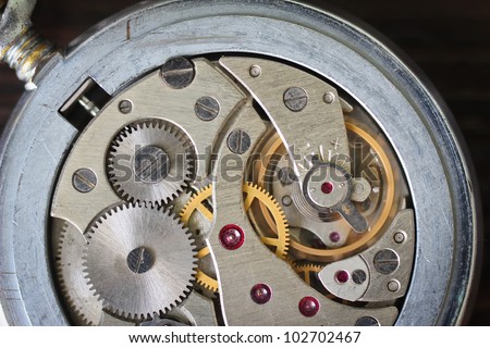 Watch mechanism, mechanical pocket watch