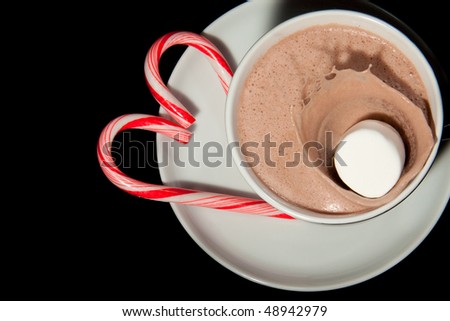 a mug of hot chocolate