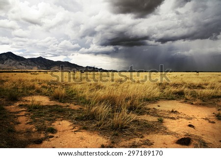 Monsoon Storm Rolling through Southern Arizona