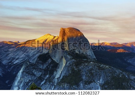 Sunset from Glacier Point, Yosemite National Park