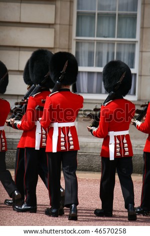 Change of the guard, Buckingham Palace