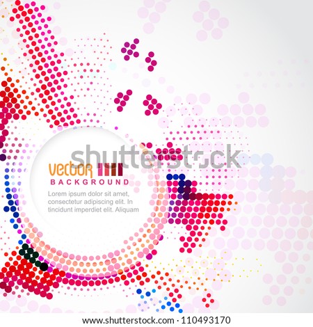 vector colorful creative circles background design vector colorful creative circles background design