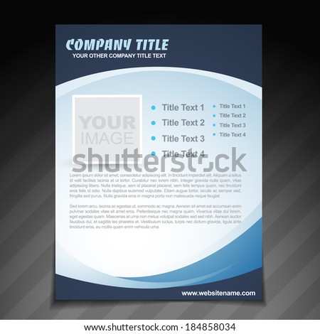 vector company flyer brochure design vector company flyer brochure design
